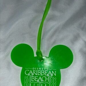 Disney's Caribbean Beach Resort Green Mickey Ornament